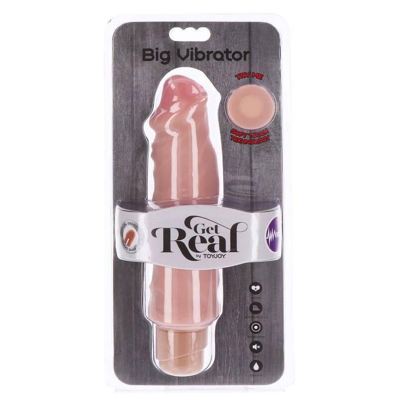ZÍSKEJTE REÁLNOST - VELKÝ VIBRÁTOR S DVOJITOU HUSTOTOU 20,5 CM SKIN