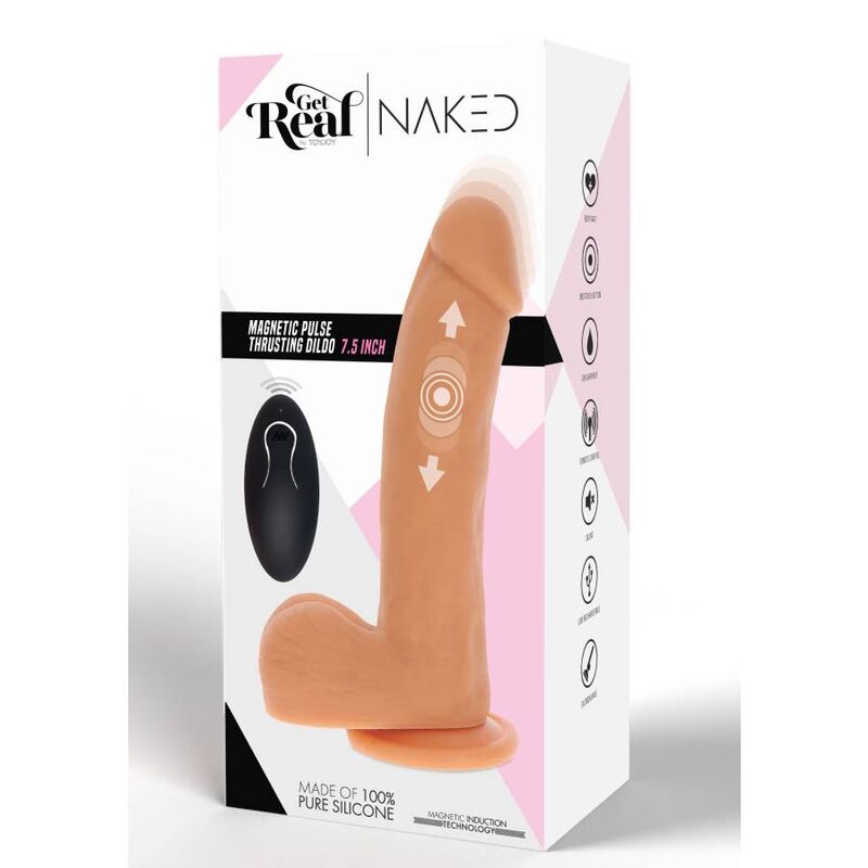 ZÍSKEJTE REÁL - MAGNETICKÉ PULSE DŮVĚŘUJÍCÍ DILDO SKIN