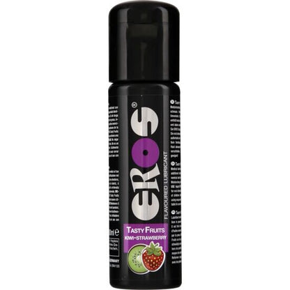 EROS - LUBRIKANT S PŘÍCHUTÍ CHUTNÉHO OVOCE KIWI-JAHODA 100 ML