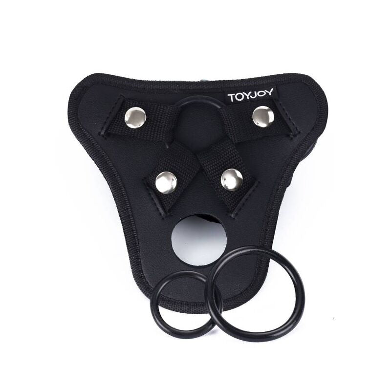 GET REAL - PÁSOVÝ POSTROJ STRAP-ON PLEASURE HARNESS ČERNÝ