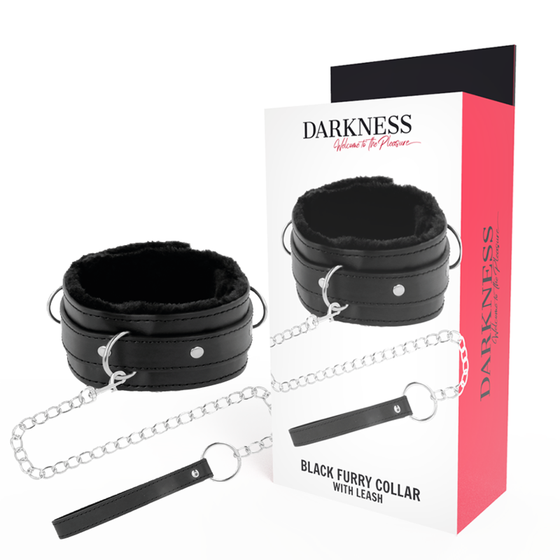 DARKNESS - NÁHRDELNÍK PRO POHODLNÉ DRŽENÍ DRŽENÍ S KOŽENÝM ŘETÍZKEM