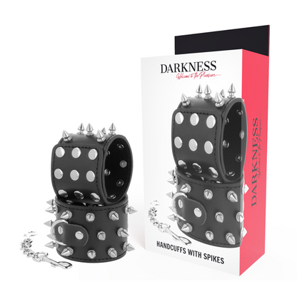 DARKNESS - LEBKY A KOSTI ČERNÁ POUTA S HROTY