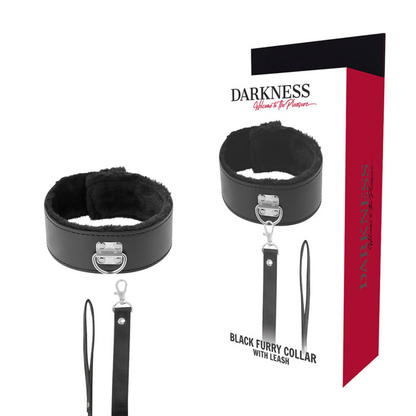 DARKNESS - PODŠÍVANÝ NÁHRDELNÍK S TITANOVÝM ŘETÍZKEM