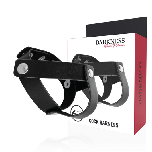 DARKNESS - KOŽNÍ KROUŽEK NA PENIS A VARLATA
