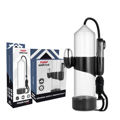 PUMP ADDICTED - TRANSPARENTNÍ VIBRÁTOR RX5