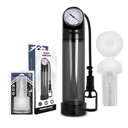PUMP ADDICTED - RX9 ČERNÁ S MASTURBÁTOREM