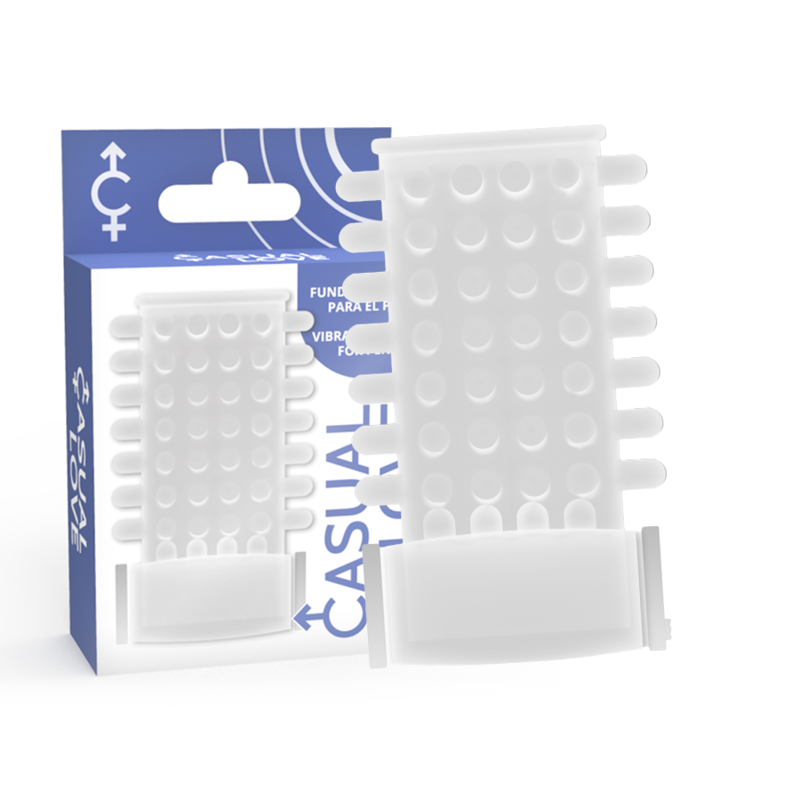 CASUAL LOVE - VIBRACE S RUKÁVEM, PRŮHLEDNÝ