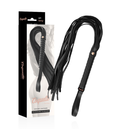 KOKETNÍ ŠIK TOUHA - FANTASY VEGANSKÝ KOŽENÝ FLOGGER