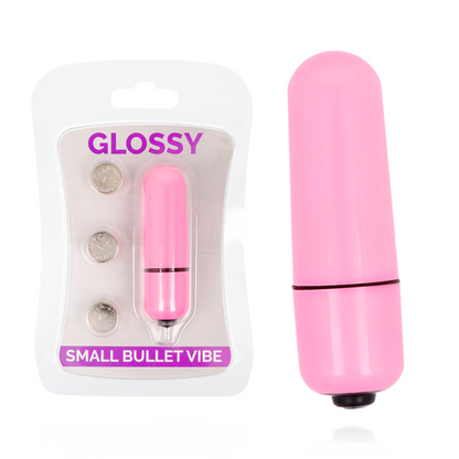 GLOSSY - MALÁ KULIČKA VIBRACE TMAVĚ RŮŽOVÁ