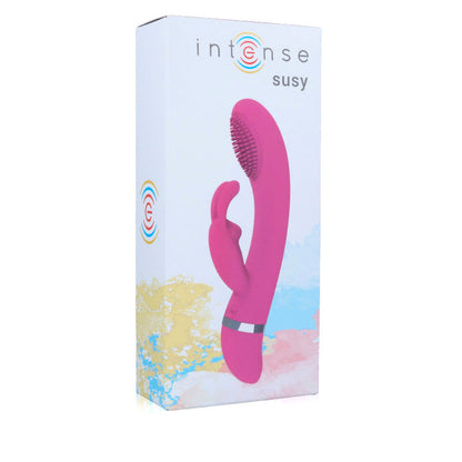 INTENSE - SUSY OSCILAČNÍ VIBRÁTOR S KRÉMEM RABBIT RŮŽOVÝ