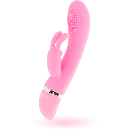 INTENSE - SUSY OSCILAČNÍ VIBRÁTOR S KRÉMEM RABBIT RŮŽOVÝ
