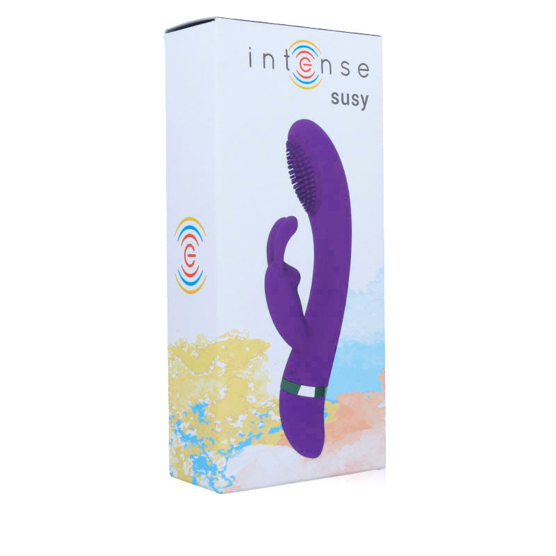 INTENSE - SUSY SILICONOVÝ OSCILAČNÍ VIBRÁTOR RABBIT LILAC