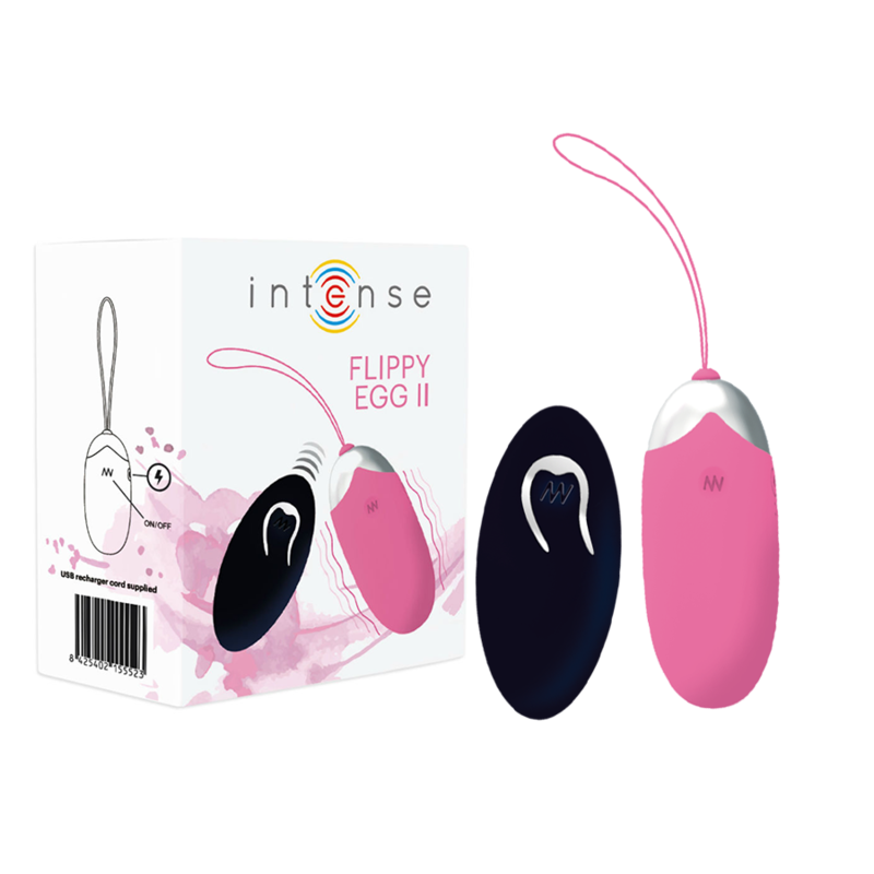 INTENSE - FLIPPY II VIBRAČNÍ VAJÍČKO S DÁLKOVÝM OVLÁDÁNÍM RŮŽOVÉ