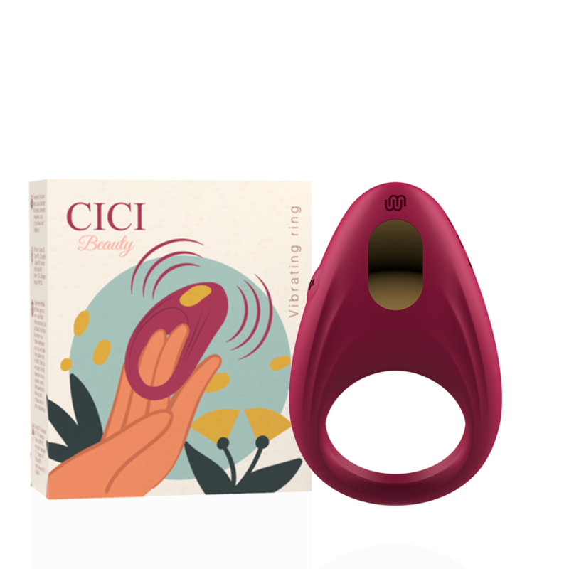 CICI BEAUTY - PRÉMIOVÝ SILIKONOVÝ VIBRAČNÍ KROUŽEK