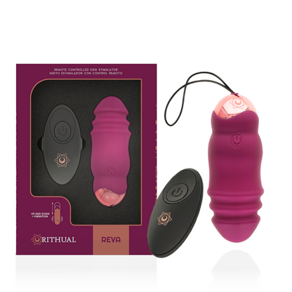 RITHUAL - REVA EGG DÁLKOVÉ OVLÁDÁNÍ SYSTÉM NAHORU A DOLŮ + VIBRACE