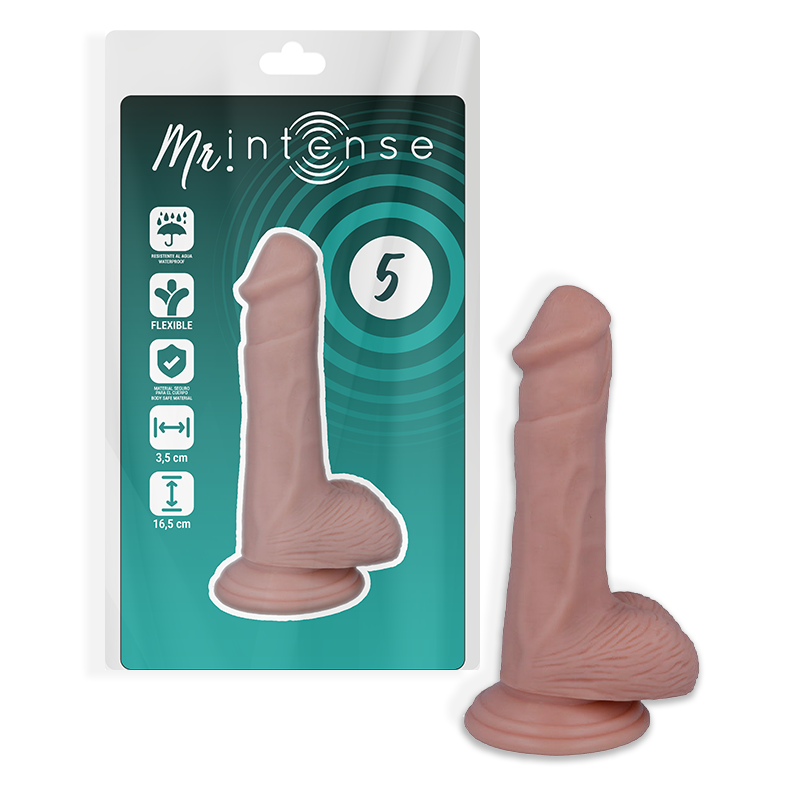 MR INTENSE - 5 REALISTICKÝCH KOHOUTŮ 16,5 CM -O- 3,5 CM