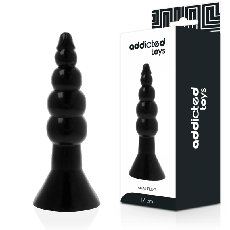 ADDICTED TOYS - ANÁLNÍ KOlík 17 CM ČERNÝ