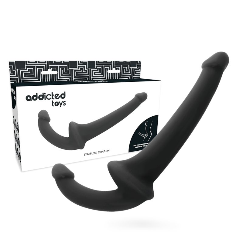 ADDICTED TOYS - DILDO S RNA BEZ PODŘADU, ČERNÉ