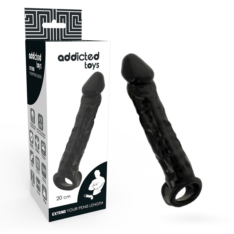 ADDICTED TOYS - PRODLOUŽENÍ PORCE ČERNÝ