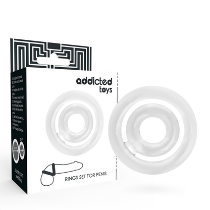 ADDICTED TOYS - POTENZ - C-KROUŽEK NA PENIS PRŮHLEDNÝ