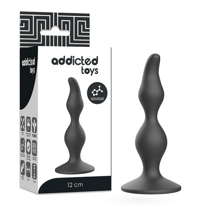 ADDICTED TOYS - ANÁLNÍ SEXUÁLNÍ KOlík 12 CM ČERNÝ