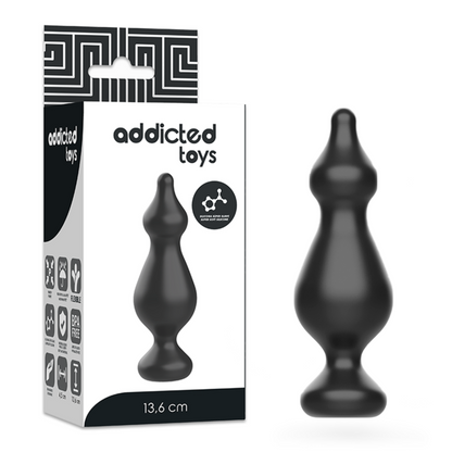 ADDICTED TOYS - ANÁLNÍ SEXUÁLNÍ KOlík 13,6 CM ČERNÝ