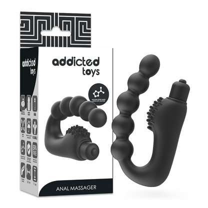 ADDICTED TOYS - ANÁLNÍ MASÁŽER PROSTATICKÝ S VIBRACEMI