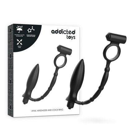 ADDICTED TOYS - ANÁLNÍ KOlík s vibračním kroužkem
