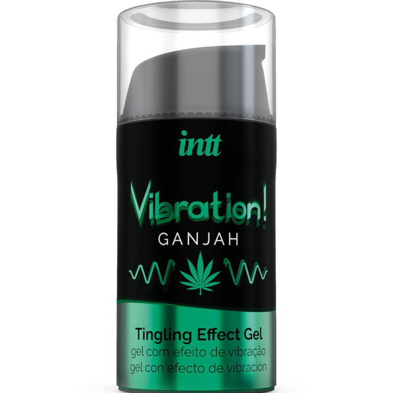 INTT - VÝKONNÝ INTIMNÍ STIMULANT KAPALNÝ VIBRAČNÍ GEL KONOPÍ 15ml