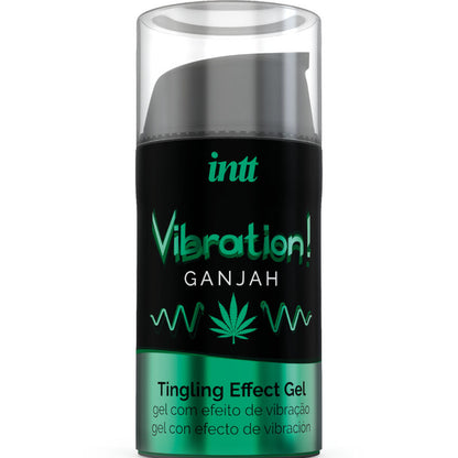 INTT - VÝKONNÝ INTIMNÍ STIMULANT KAPALNÝ VIBRAČNÍ GEL KONOPÍ 15ml