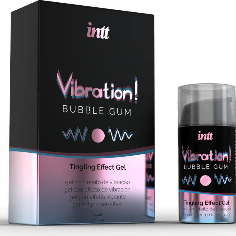 INTT - VÝKONNÝ INTIMNÍ STIMULANT KAPALNÁ VIBRAČNÍ GUM GUM 15ml