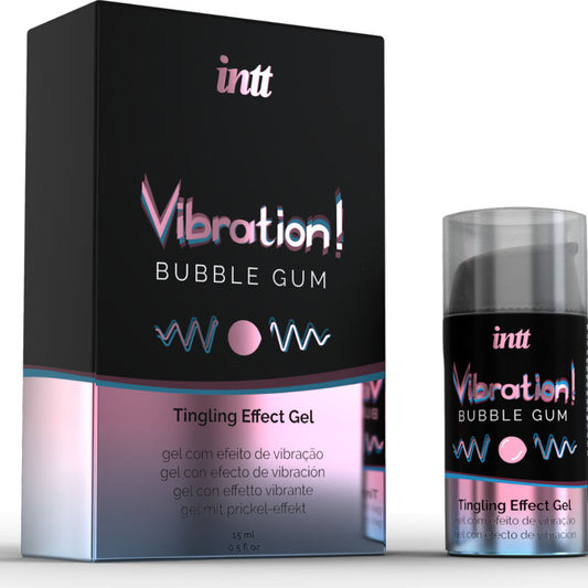 INTT - VÝKONNÝ INTIMNÍ STIMULANT KAPALNÁ VIBRAČNÍ GUM GUM 15ml