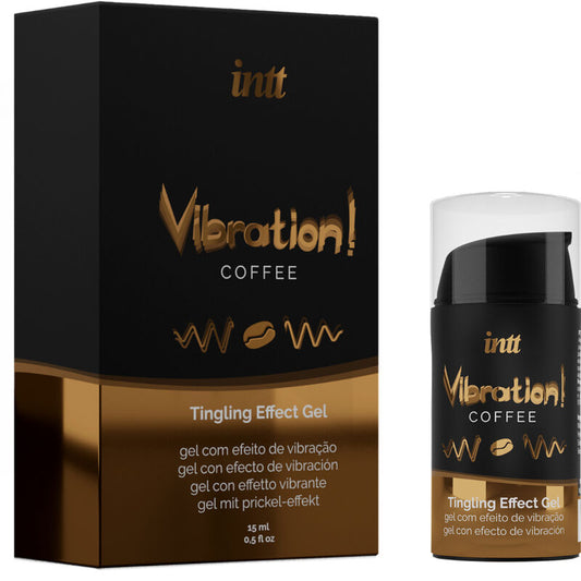 INTT - SILNÝ INTIMNÍ STIMULANT TEKUTÝ VIBRAČNÍ GEL KÁVA 15ML