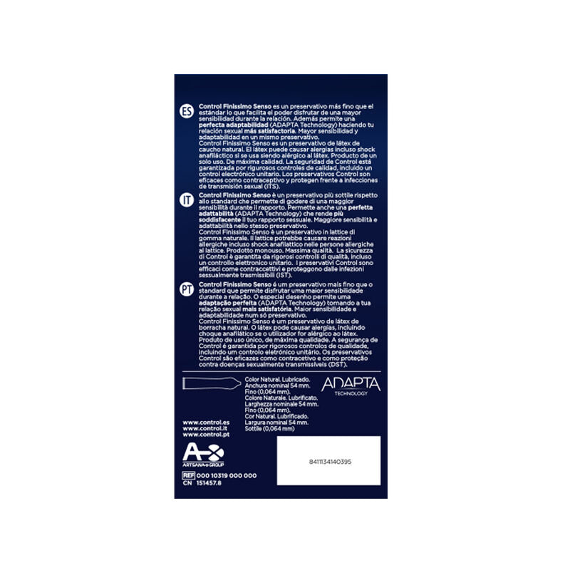 CONTROL - KONDOMY ADAPTA 24 KS