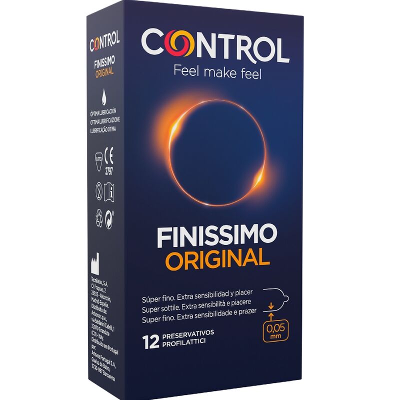 OVLÁDÁNÍ - KONDOMY FINISSIMO 12 JEDNOTEK