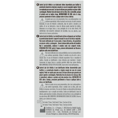 CONTROL - INFINITY LUBRIKANT NA BÁZI SILIKONU 75 ML