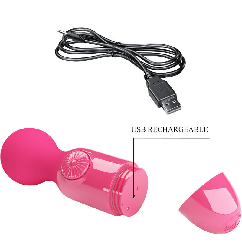 PRETTY LOVE - MAGENTA MINI OSOBNÍ MASÁŽNÍ PŘÍSTROJ