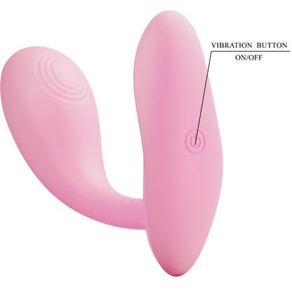 PRETTY LOVE - BAIRD G-SPOT 12 VIBRACÍ DOBÍJECÍ RŮŽOVÁ APLIKACE