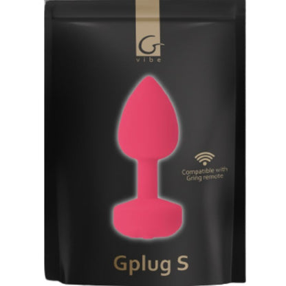 G-VIBE - FUNTOYS GPLUG ANÁLNÍ DOBÍJECÍ VIBRÁTOR MALÝ NEONOVĚ RŮŽOVÝ 3CM
