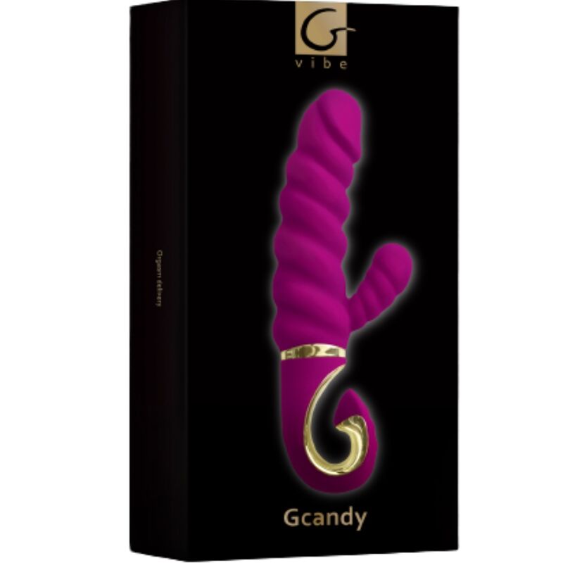 G-VIBE - ZÁBAVNÉ HRAČKY KRÁLÍK VIBRÁTOR GCANDY SLADKÁ MALINA