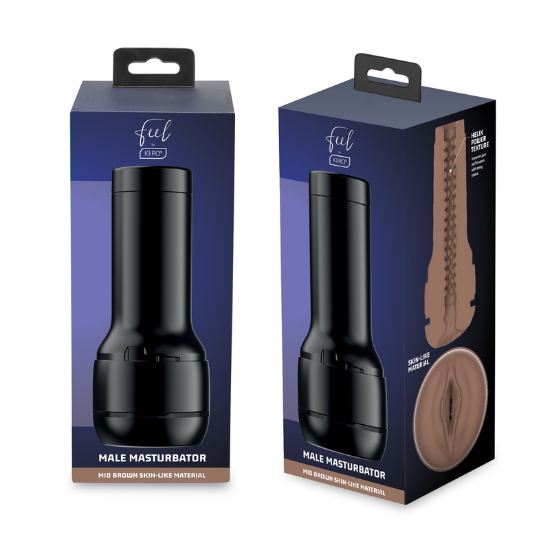 KIIROO - MASTURBÁTOR FEEL STROKER - HNĚDÝ 