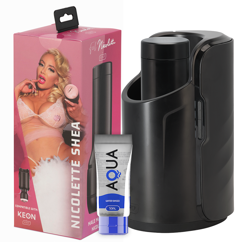 KIIROO - KEON + FEEL NICOLETTE SHEA STROKER + LUBRIKANTNÍ KRÉM AQUA KVALITA 50 ML 