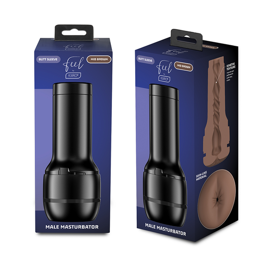 KIIROO - FEEL STROKER GENERIC BUTT MASTURBÁTOR - STŘEDNĚ HNĚDÁ 