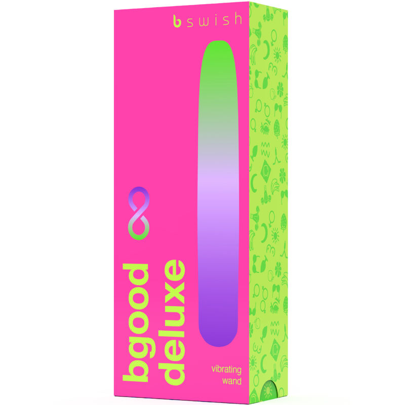 B SWISH - BGOOD INFINITE DELUXE DOBÍJECÍ VIBRÁTOR MODRÝ SILIKON