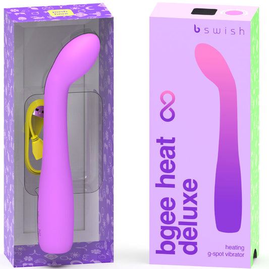 B SWISH - BGEE HEAT INFINITE DELUXE DOBÍJECÍ VIBRÁTOR LEVANDULOVĚ SILIKONOVÝ