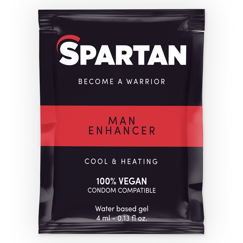 SPARTAN - GEL PRO ZVÝŠENÍ MUŽSKÉ ENERGIE S TEPLÝM A STUDENÝM ÚČINEM 100% VEGANSKÝ 4ML