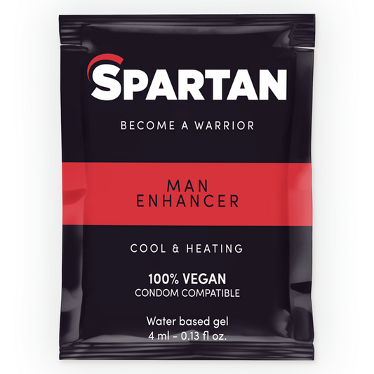 SPARTAN - GEL PRO ZVÝŠENÍ MUŽSKÉ ENERGIE S TEPLÝM A STUDENÝM ÚČINEM 100% VEGANSKÝ 4ML