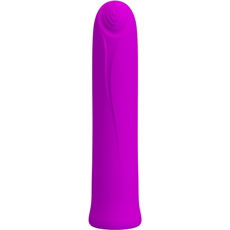 PRETTY LOVE - CURTIS MINI SUPER POWER VIBRÁTOR 12 FIALOVÝCH SILIKONOVÝCH VIBRACÍ