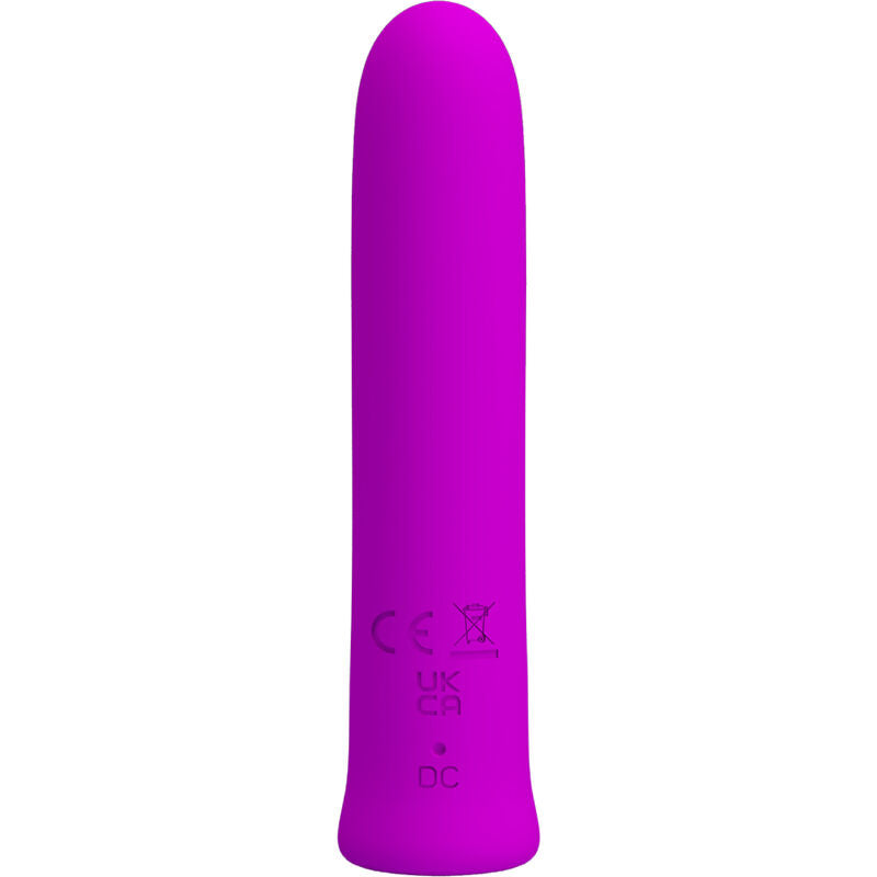 PRETTY LOVE - CURTIS MINI SUPER POWER VIBRÁTOR 12 FIALOVÝCH SILIKONOVÝCH VIBRACÍ