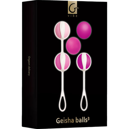 G-VIBE - SADA 5 GEISHA KULIČEK 3 RŮŽOVÉ